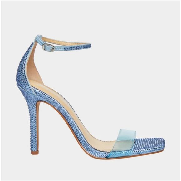 SB-COLE LIGHT BLUE Betsey Johnsonheels rhinestone blue wedding party events el